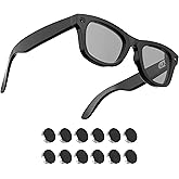 RCstyle HiBloks LED Light Blocking Stickers Compatible with Ray-Ban Meta Gen 2 Wayfarer/Skyler/Headliner/Oakley Meta HSTN Accessories, Blackout LED Covers, Low-Tack Restickable (12Pcs)