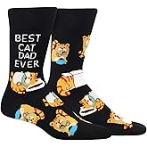 SuniSooci Funny Socks for Dad Father Grandpa Brother Men –Fathers Birthday Gifts–Novelty Fun Sock Christmas Stocking Stuffers