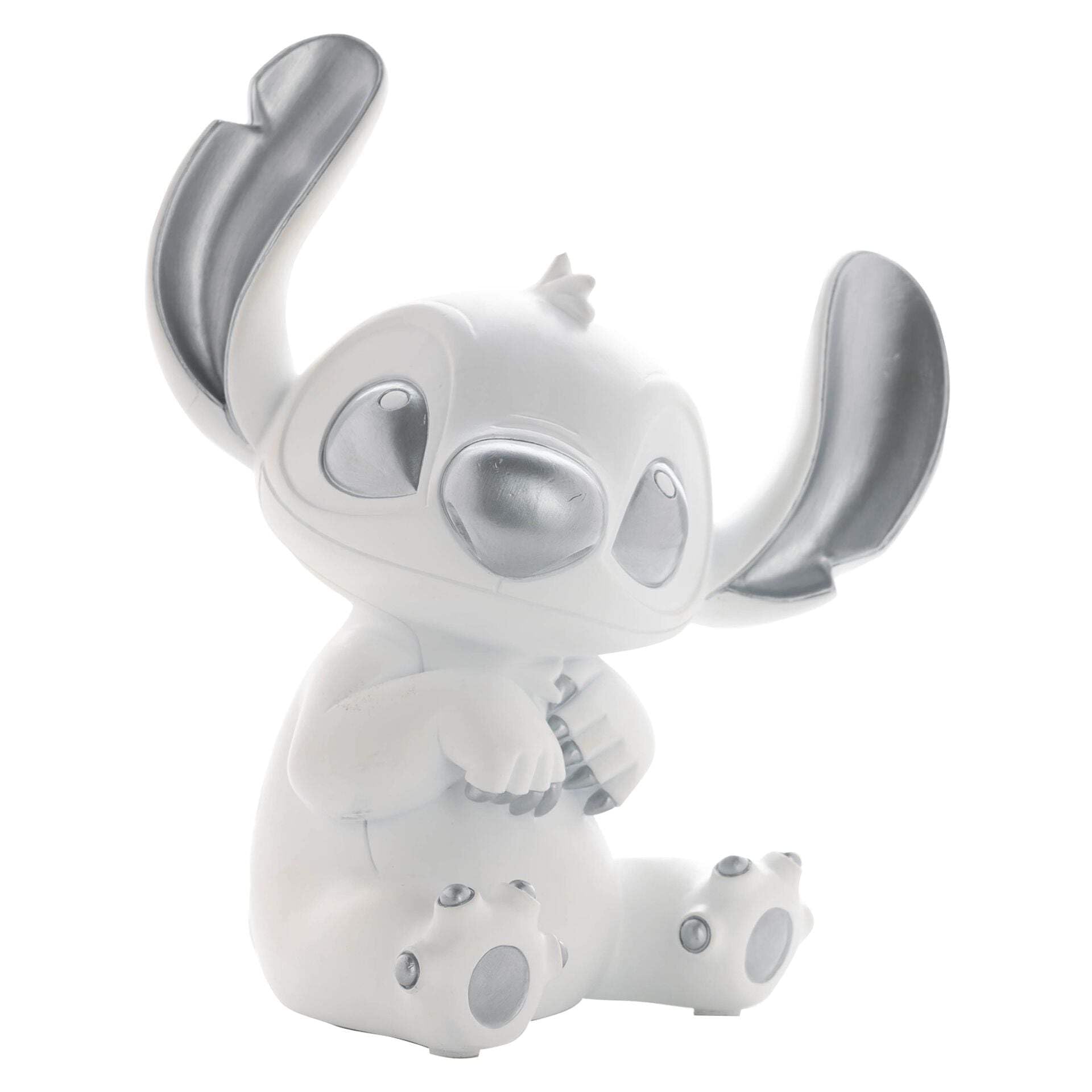 Disney 100 Stitch Money Bank| White Resin