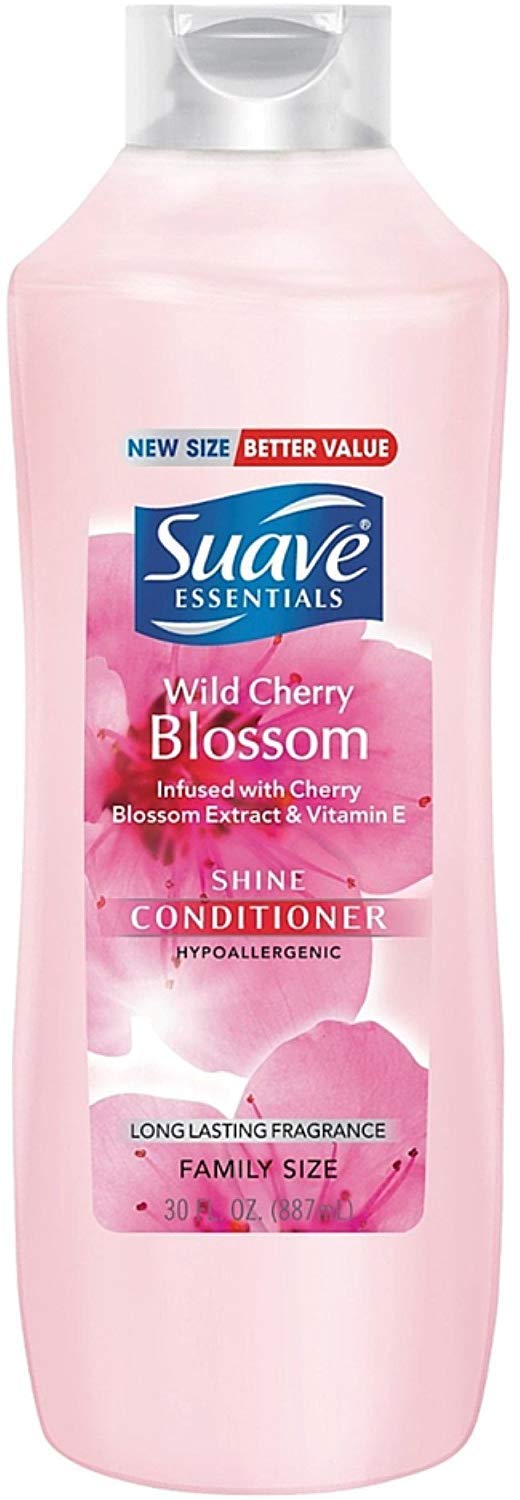 Amazon Com Suave Essentials Shine Conditioner Wild Cherry Blossom 30 Oz 2 Pack Beauty