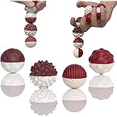 Magnetic Fidget Balls for Adults&Teens, 4Pcs Large Attraction Textures Sensory Balls with Silicone Shell for Adults,Silent Fidget Toys,Stocking Stuffers for Womens Mens Gifts
