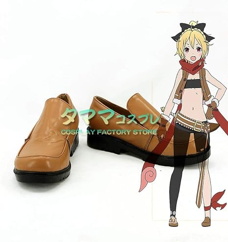 Amazon タママ Re ゼロから始める異世界生活 リゼロ フェルト コスプレ靴 コスプレブーツ コスプレ衣装 オーダーサイズ スタイル 製作可能 26 5cm コスプレ 仮装 通販
