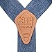 Perry Hook-On Belt Suspenders Big N Tall - The Original - Denim Blue - 2