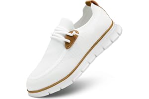 WREZATRO Mens Casual Loafers Shoes Slip On Fashion Walking Dress Sneakers Business Oxfords Work Lightweight Soft Sole Zapatos