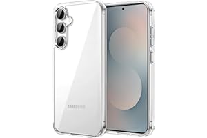 JETech Case for Samsung Galaxy S25 FE, Non-Yellowing Shockproof Bumper Protective Phone Cover, Anti-Scratch Hard PC Back (Cle