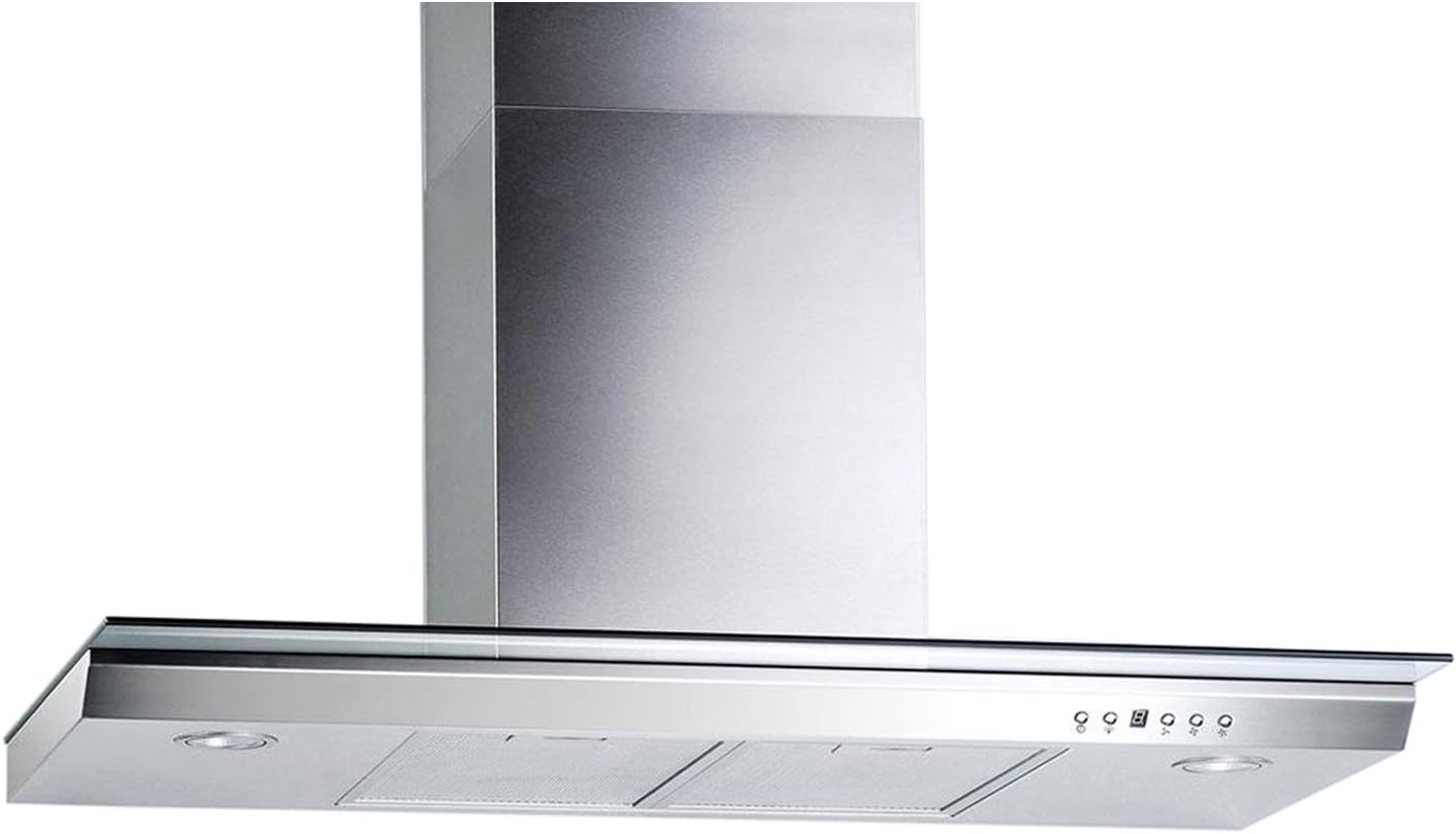 Blue Ocean 30" RHKC Tempered Glass Stainless Steel Wall Mount Kitchen Range Hood | 760 CFM | PRO PERFORMANCE | 3 Speed Exhaust Fan | Ducted/Ductless Convertible Duct