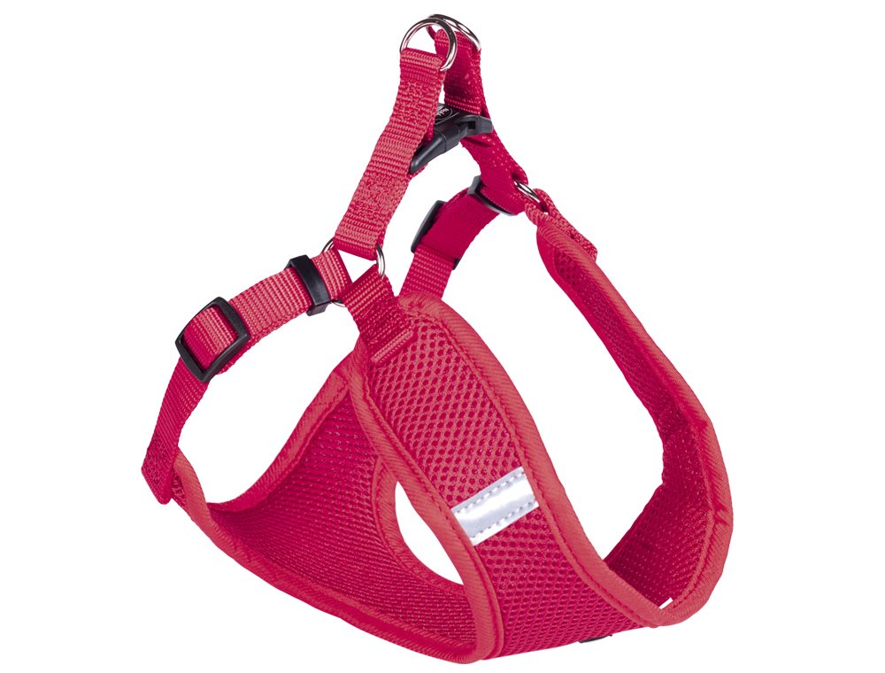 Nobby Mesh Harness With Reflective Stripe, X-Small, Red