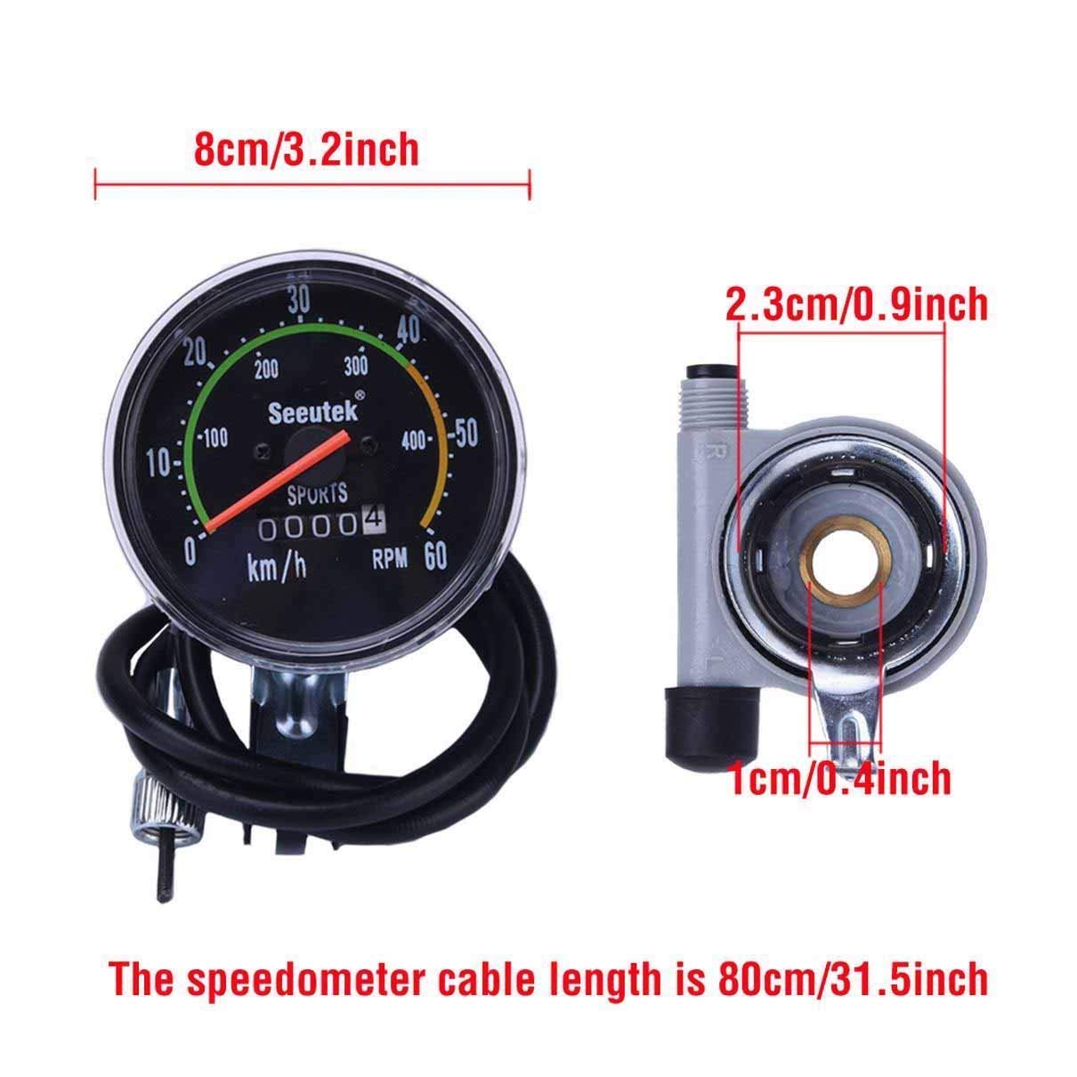 Seeutek 80cc Bicycle Engine Kit 26" 28" Bike Bicycle Motorized 2 Stroke