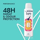 Sure Women Bright Bouquet Deodorant Body Spray 150ml Pack of 6 - Strawberry view 3