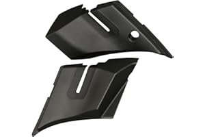 HONFQP Windshield Wiper Cowl End Panel Compatible with Chevy Silverado Truck 1500 2500 3500 LH & RH 2007-2013 1 Pair Black Air Inlet Grille 15946001 15946002