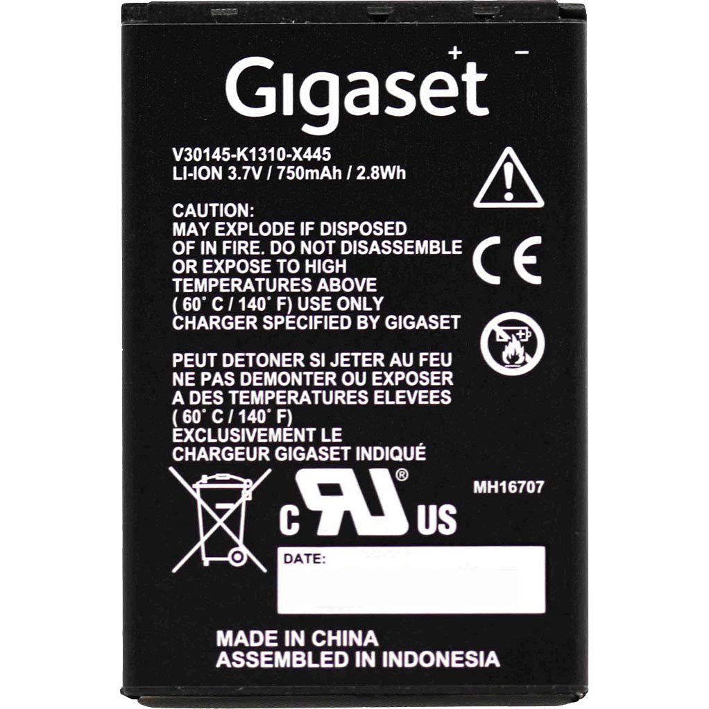 Original Battery for Gigaset SL400H / SL78H