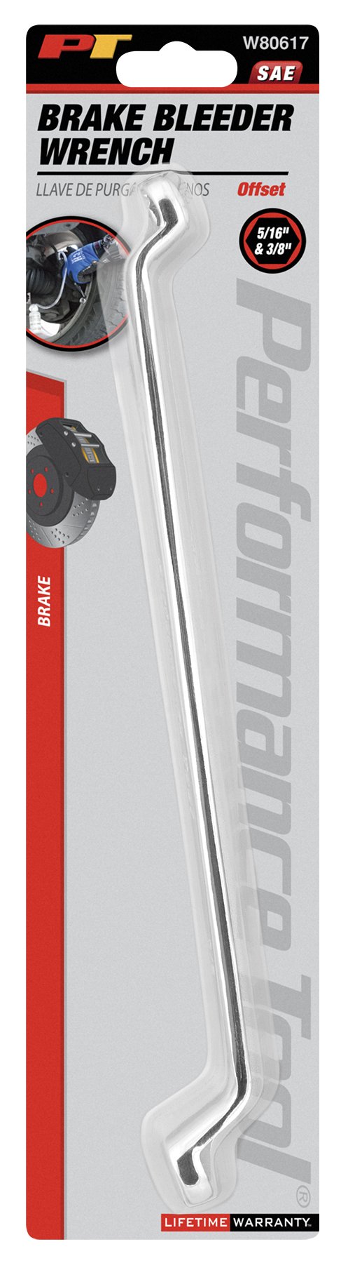 Performance Tool W80617 Offset Brake Bleeder Wrench, 5/16" x 3/8