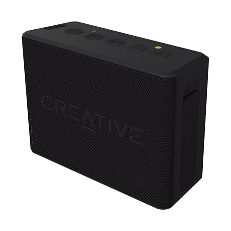 Creative MUVO 2c - Leistungsstarker, kompakter, wetterfester Wireless Bluetooth Lautsprecher (für Apple iOS/Android Smartphon
