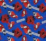 100% Cotton Fabric Quilt Prints - THE AMAZING SPIDER-MAN s/45 W/Sold by the yard SC-305