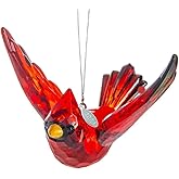 Flying Cardinal Memorial Gift, Red Bird Cardinal Ornament Hanging Acrylic Crystal Window Suncatcher, Cardinals Decor with Story Card, 2026 Hangtag and Suction Cup - Sign of a Visitor from Heaven