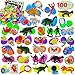 JOYIN 100 Pcs Prefilled Easter Eggs with Novelty Toys Premium for Easter Eggs Hunt, Basket Stuffers Fillers, Theme Party Favor, Classroom Supplies