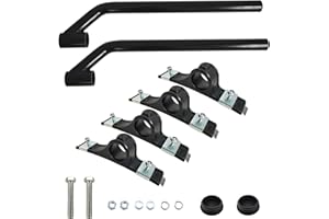 ANAQA 8591000 Fender Mounting Bracket Mount Kit Fit for 19.5"-24.5" Dual Dump Flatbed Rear Wheels Semi Trailers Trucks 8590195 8590245 Poly Fender