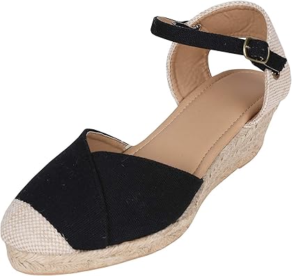 mid heel espadrille wedges