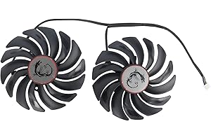 95MM Video Card Fans Replacement for MSI GTX 1070,1080 Ti Gaming X, RX 570 580 5600 5700 XT Gaming X Graphic Card Cooling Fan