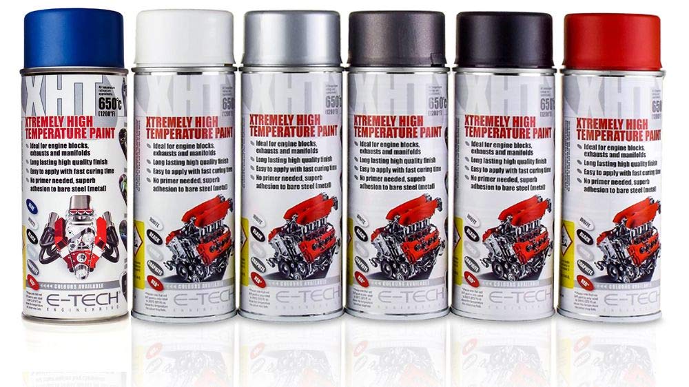 MP Essentials Coat, Protect & Enhance XHT Xtremely High Temperature Paint (up to 650c) for Engine blocks, Exhausts & Manifold (Clear Transparent)