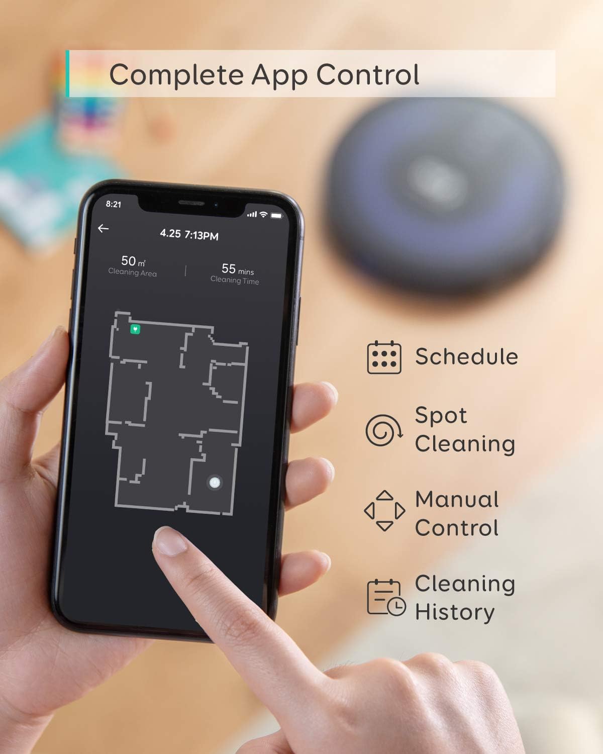 eufy by Anker, RoboVac G30, Robot Vacuum with Smart Dynamic Navigation 2.0, 2000Pa Strong Suction, Wi-Fi, Compatible with Alexa, Carpets and Hard Floors -