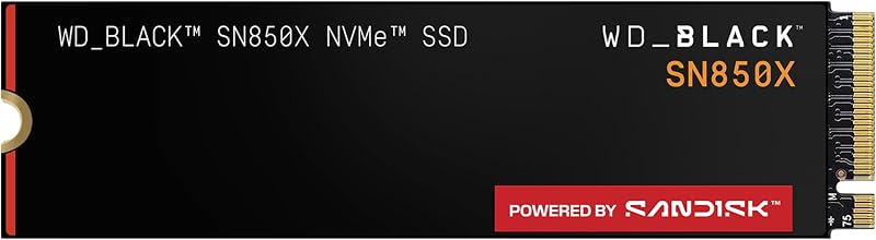 WD_BLACK SN850X 8TB SSD NVMe PCIe Gen4 7300MB/s 6600MB/s Double-Sided 2280