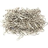 200Pcs Durable Metal Lanyard Hooks DIY Jewelry Basics Hooks Zipper Pull Id Card