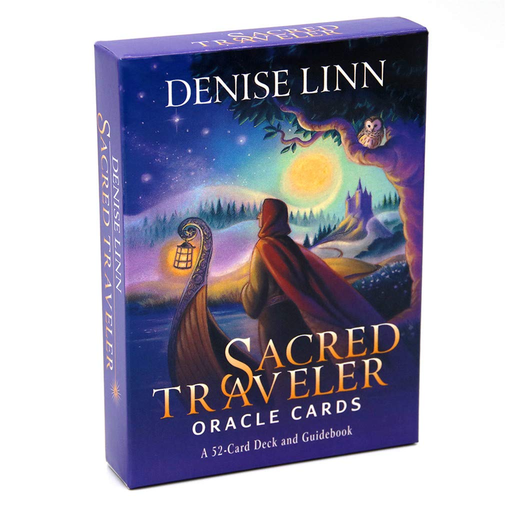 DALIN Sacred Traveler Oracle 52 Cards Deck and Guidebook English Tarot Fun Board Game