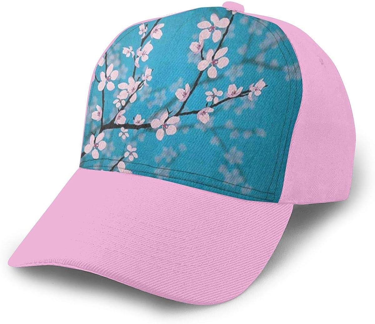 Miss Yan Baseballkappe mit Blättern und Pflanzen, Ombre, Frühling