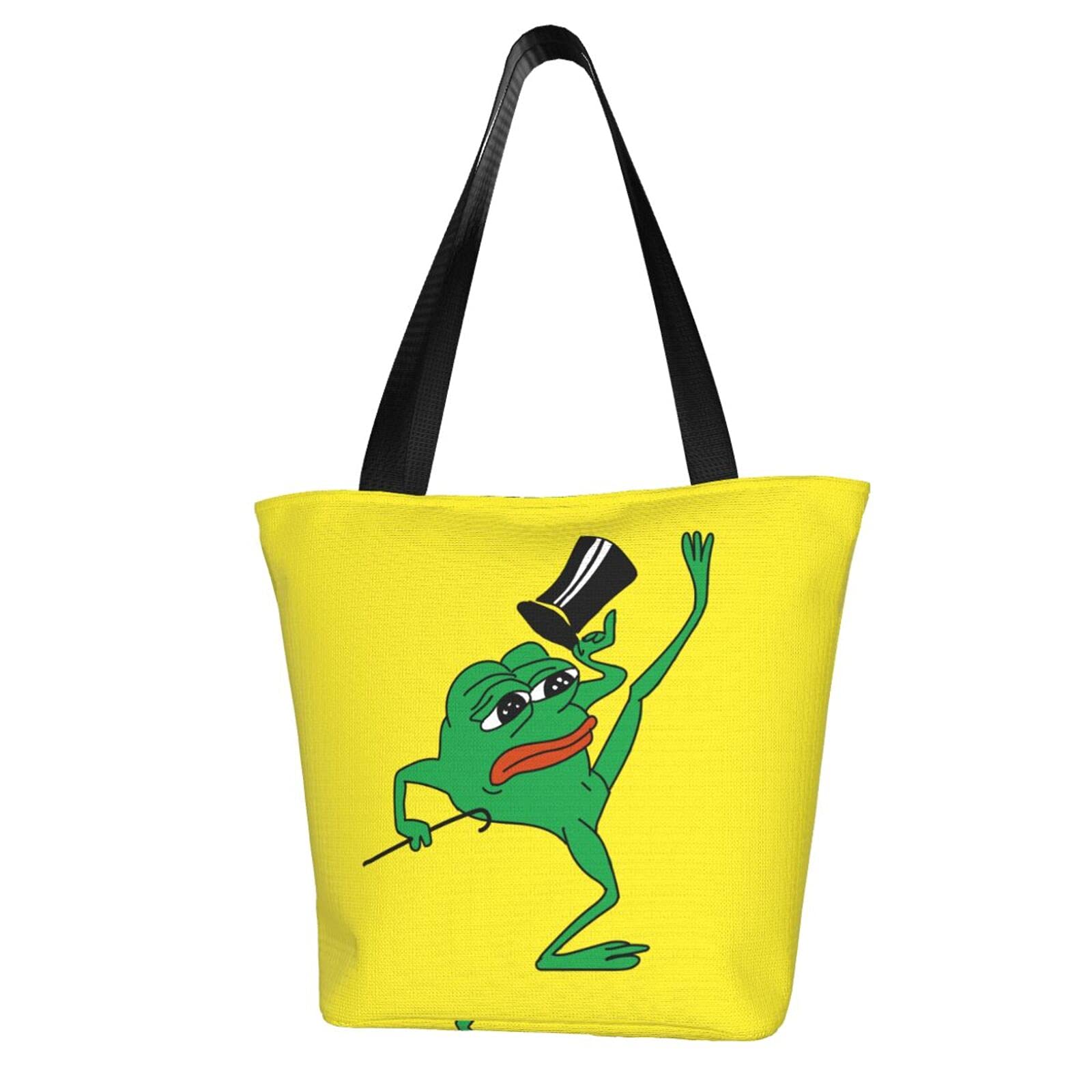 Mua [K-Youth] ぶらさカエルのペペ Pepe The Frogかえる (1) おしゃれ メンズ レディース 軽い 肩掛け シンプル 大容量  お買い物 ショッピング 保育園 通勤 通学 アウトドア キャンプ トートバッグ エコバッグ ショッピングバッグ 防水na007 [並行輸入品]  trên Amazon ...
