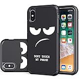 LEEGU for iPhone XR Case, Cute [Don't Touch My