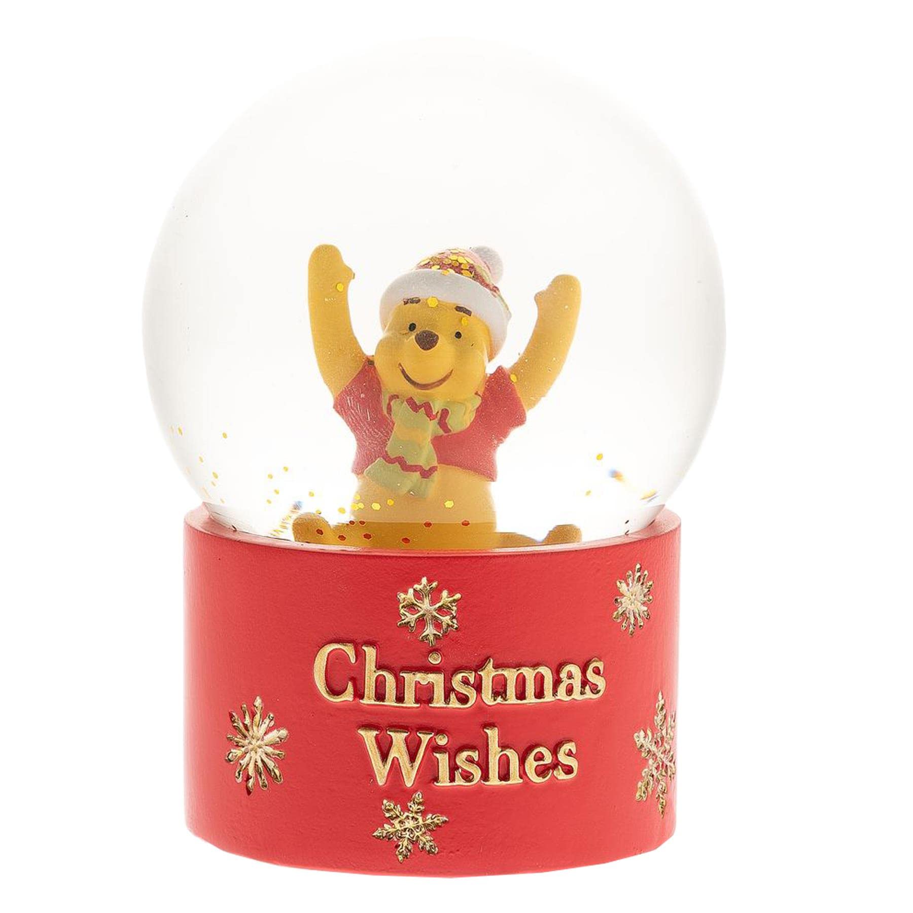 Christmas Disney Snow Globe Winnie the Pooh - Christmas Wishes 0918