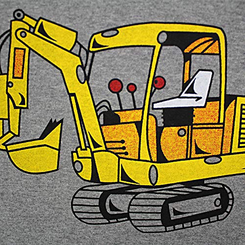 Toddler Boys Pajamas for Boys Pyjamas Kids Excavator Nightwear Sleepwear Long Sleeve Pjs Set Size 2-3 Years 3T