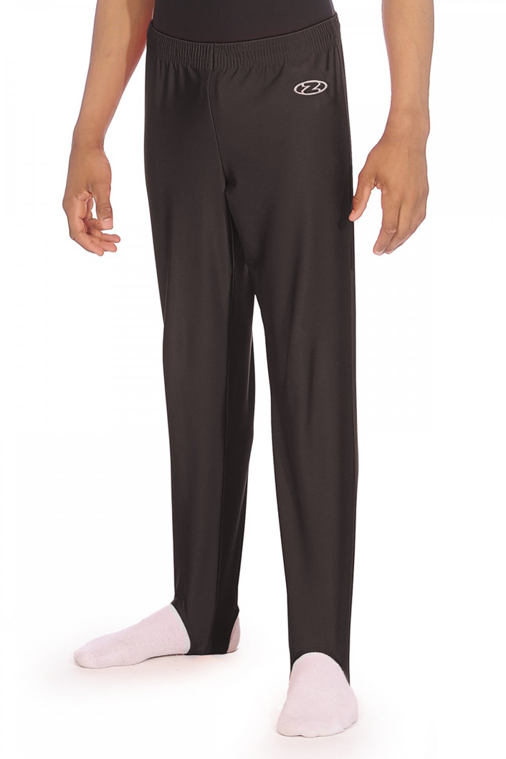 The Zone Boys'/Men's Gymnastics Stirrups 40 - Med Men's Black