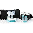 Evenflo Feeding Hospital Strength Deluxe Advanced Breast Feeding Closed System Double Electric Pump with 32 Settings - Additional Accessories Included