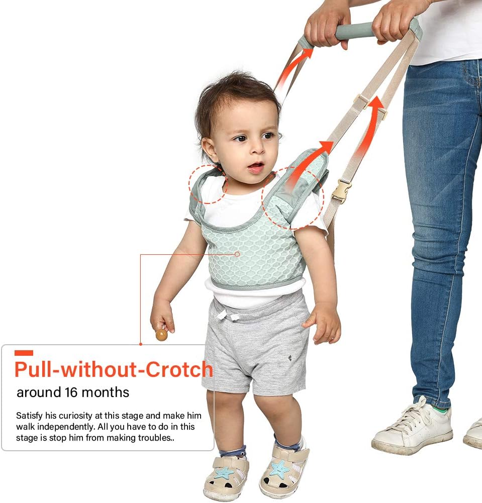 Ceinture Securite Bebe Yealeo Aide A La Marche Pour Bebe Enfant D Rose Poussin Assistant Ceinture De Marche Respirante Pour Tout Petits De 8 24 Mois Reglable 4 In 1 Fonctionnel Harnais De Securite Securite Bebe Et