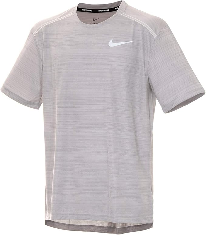 Amazon ナイキ Nike Dri Fit マイラー S S トップ Aj7566 059 Aグレー Rシルバー S フィットネス トレーニング シャツ 通販