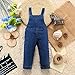Kidscool Baby Cotton Denim Cute 3D Monkey Decoration Soft to Wear Overalls