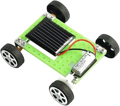 NYLSA Scientific DIY Assembled Solar Power Car Mechanism Technology Kits Kids Toy
