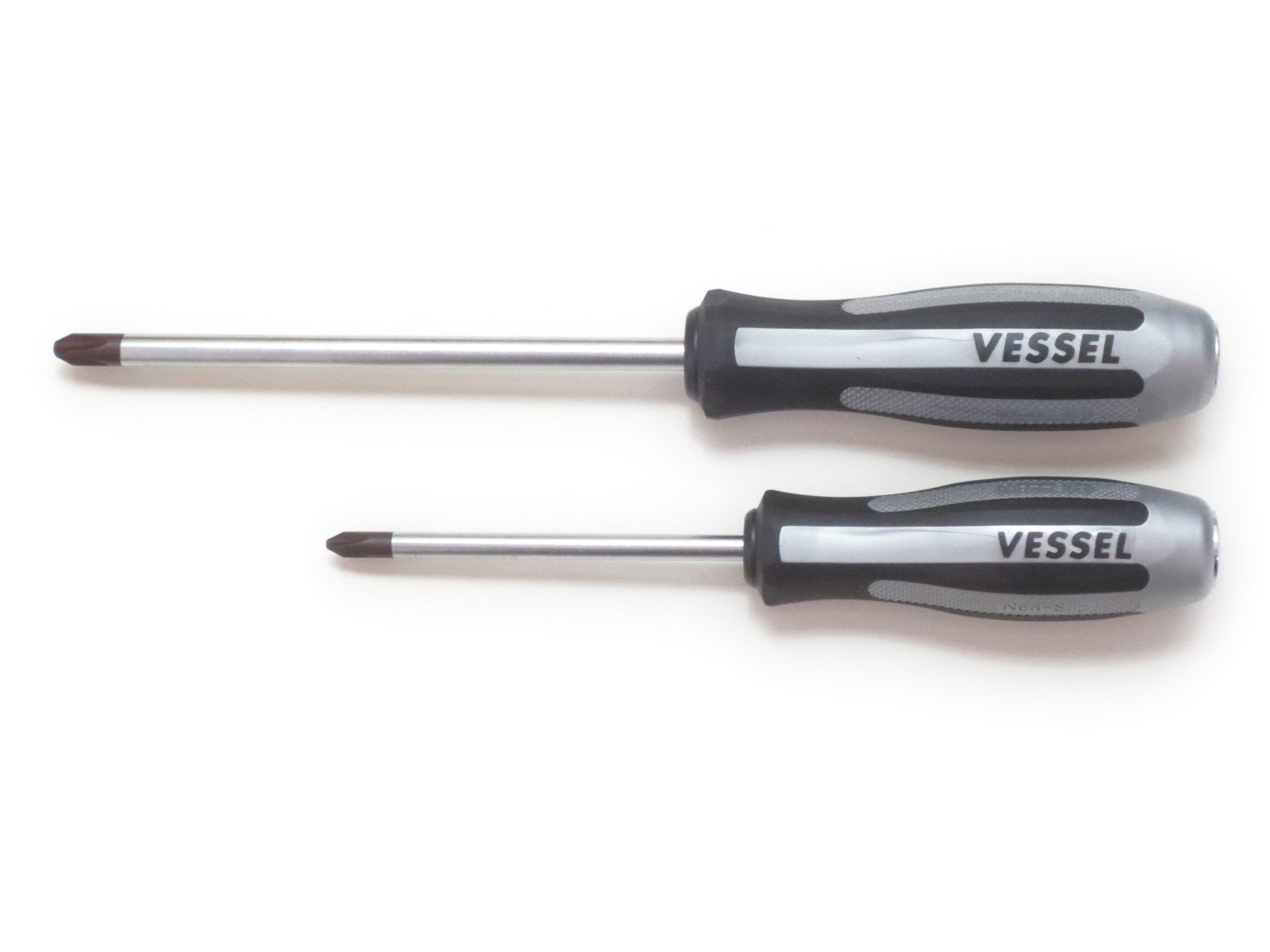 Vessel Megadora 980 Impacta P2x100 P3x150 JIS Cross Point Screwdriver Set of two items Original silicone cap