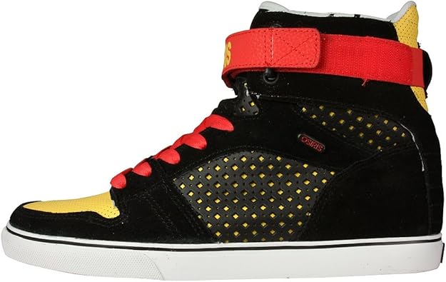 osiris shoes red and black