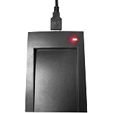RFID Card Reader 125KHz/13.56Mhz Reader Support ISO14443-A/B Protocol, IC ID Card Protocol Contactless Card IC ID Reader USB Port Compatible with Windows XP/7/8/10/11