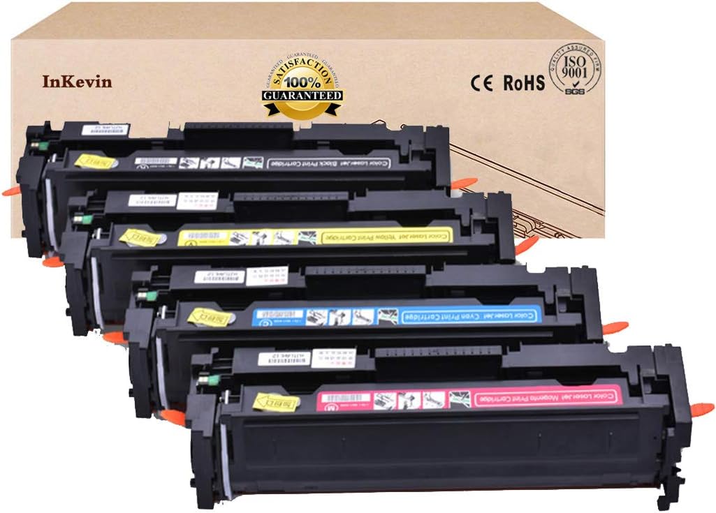 Compatible with HP415A W2030A W2031A W2032A W2033A Toner Cartridge (Without Chip) for HP Color Laserjet PRO M454NW M479FDW Color Laser Printer Toner Cartridge,4colors
