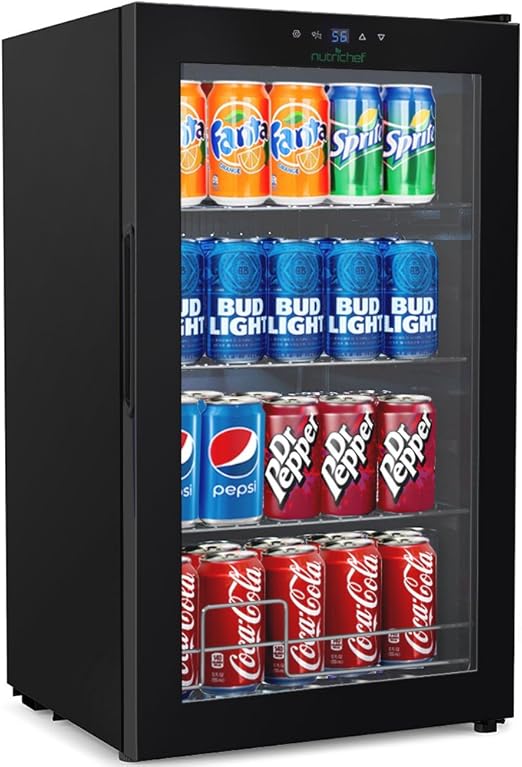 glass front beer cooler