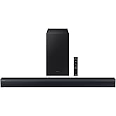 Samsung HW-C450 2.1ch Soundbar w/DTS Virtual X, Subwoofer Included, Bass Boost, Adaptive Sound Lite, Game Mode, Bluetooth, Wireless Surround Sound Compatible