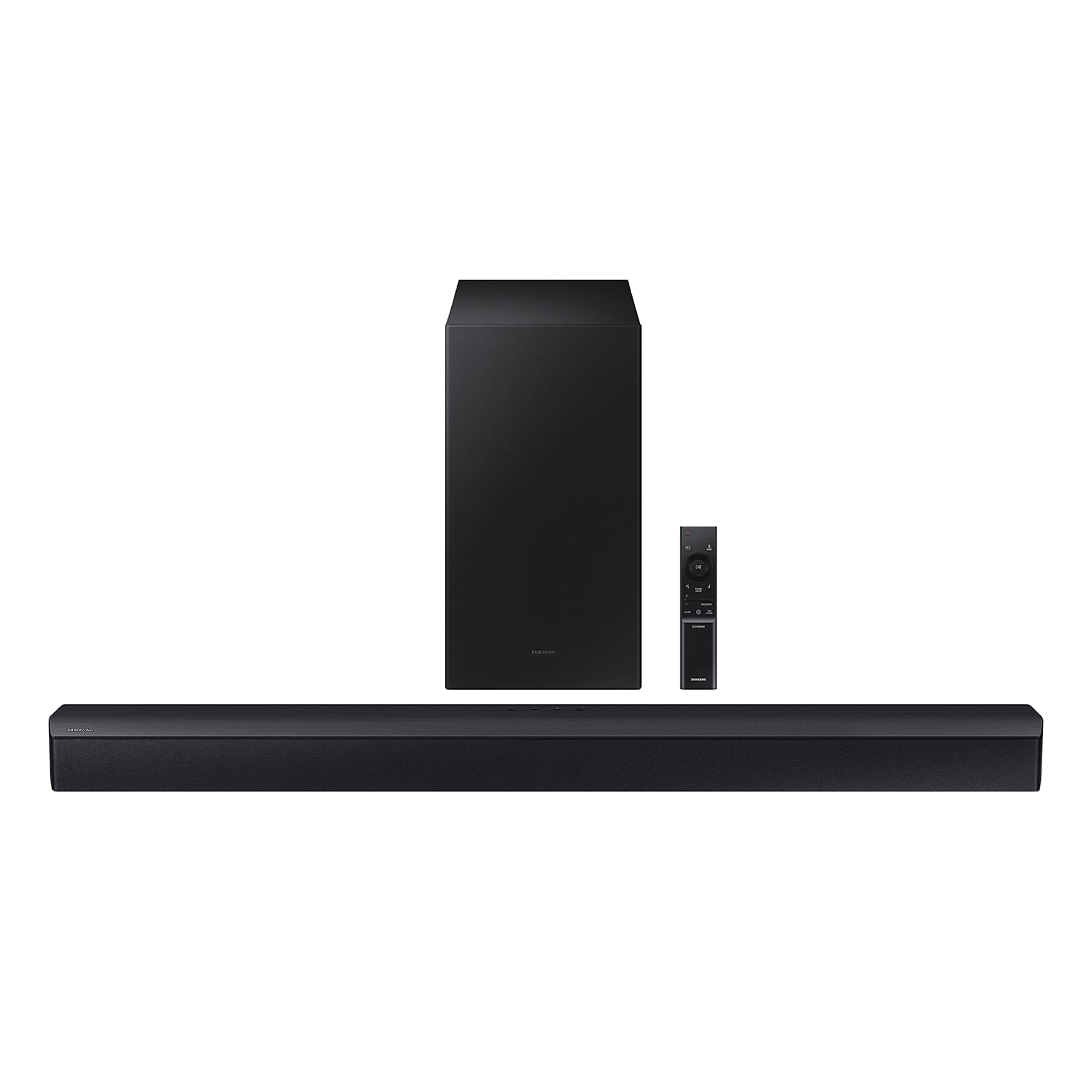 Samsung HW-C450 2.1ch Soundbar w/DTS Virtual X, Subwoofer Included, Bass Boost, Adaptive Sound Lite, Game Mode, Bluetooth, Wireless Surround Sound Compatible
