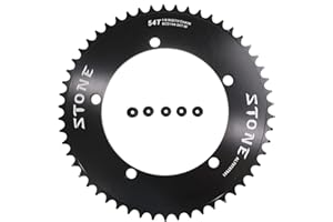 DJC Stone Track Bike Chainring and Spider Adapter Converter for Sram Direct Mount 3 pins to 144bcd Chainring for Fixie 144BCD