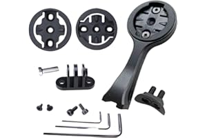 NELboNs Bike Computer Mount Bracket Compatible with Garmi n/Wa hoo/Bry ton GPS,Sport Action Cameras,Light Mount Fit for T rek 3T Stem Bar
