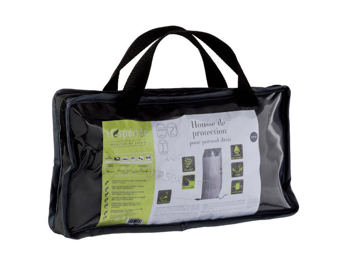 Parasol Cover 50 x 50 x 180 cm Polyester Grey