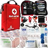 ARMAPREP First Aid Kit - Compact IFAK with Rapid Response Labels, MOLLE, Tourniquet & Survival Tools - Small First Aid Kit for Car Vehicle Camping Hiking & Backpacking
